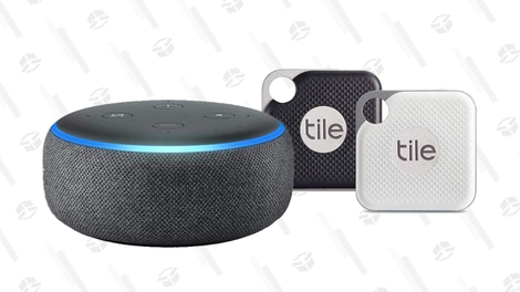 Tile Mate | $14 | AmazonTile Sport 2-Pack + FREE Echo Dot | $35 | AmazonTile Pro 2-Pack With User-Replaceable Batteries + Echo Dot | $60 | Amazon